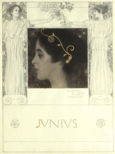 «Junius» (base para: Gerlach  Schenk, Alegorias N.F. n.º 53) de Gustav Klimt