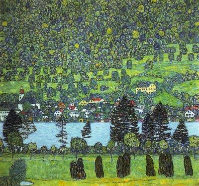 Klimt - Unterach no Altersee, 1916 de Gustav Klimt