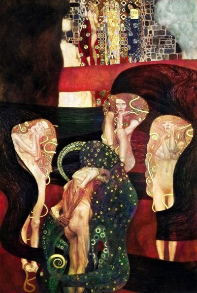 Pinturas de teto da Universidade de Viena de Klimt de Gustav Klimt