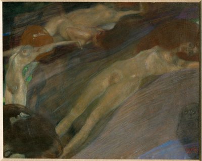 Água em movimento de Gustav Klimt