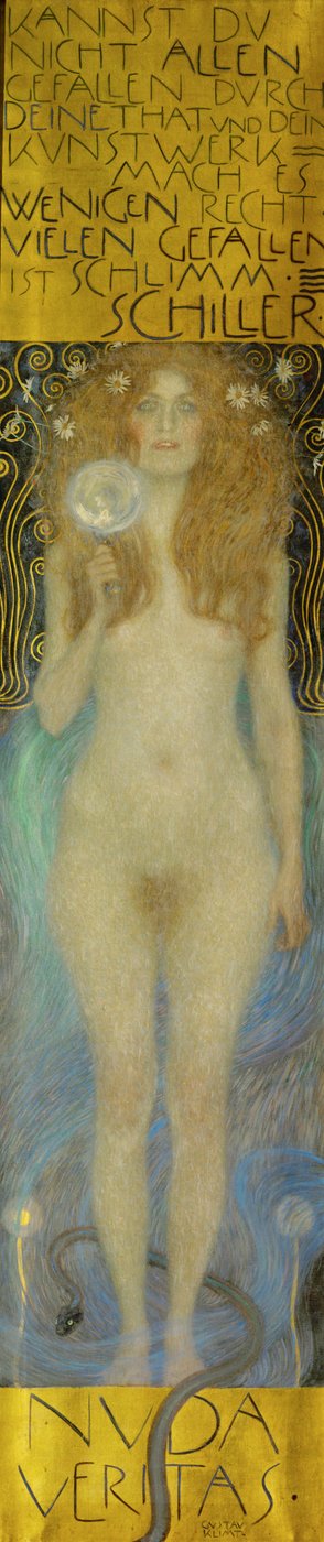 Nudez Veritas de Gustav Klimt