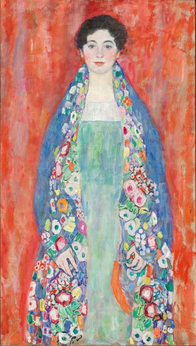 Retrato de Fräulein Lieser (Retrato de Miss Lieser) de Gustav Klimt