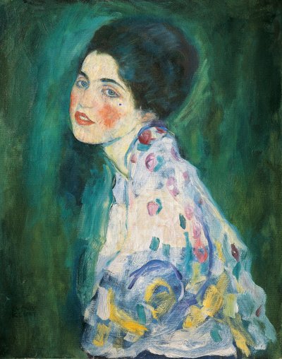 Retrato de uma senhora de Gustav Klimt