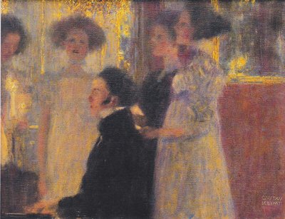 Schubert ao piano I de Gustav Klimt