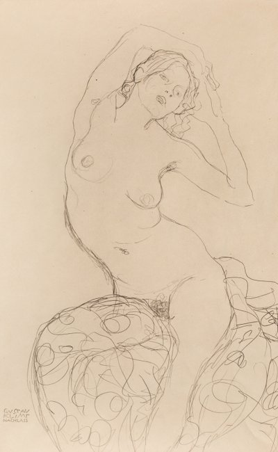 Nu sentado, ca 1914-1916. de Gustav Klimt