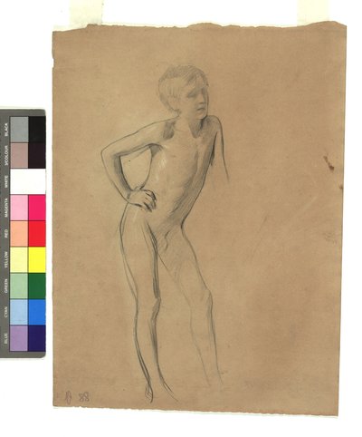 Stehender Knabenakt de Gustav Klimt