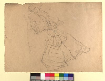 Studie zu einem Damenporträt de Gustav Klimt