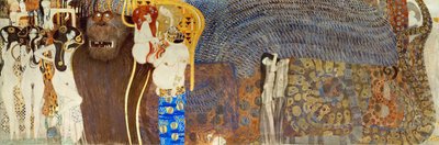 O friso de Beethoven, detalhe: as forças hostis, 1902 de Gustav Klimt