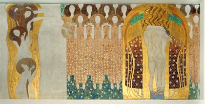 O Friso de Beethoven, pormenor de Gustav Klimt