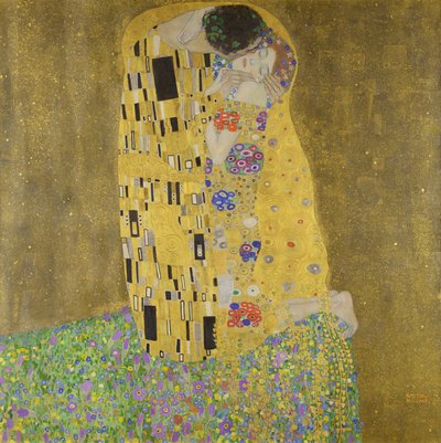 O Beijo, 1907-08 de Gustav Klimt
