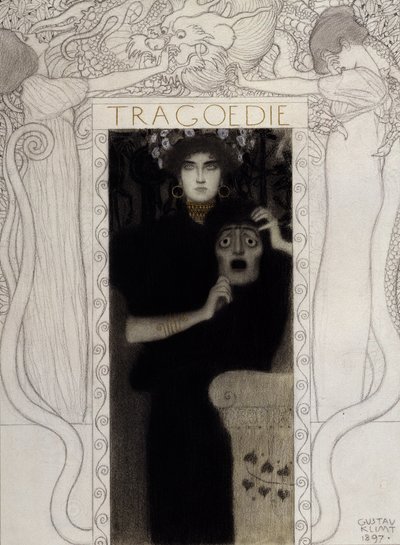 Tragédia, 1897 de Gustav Klimt