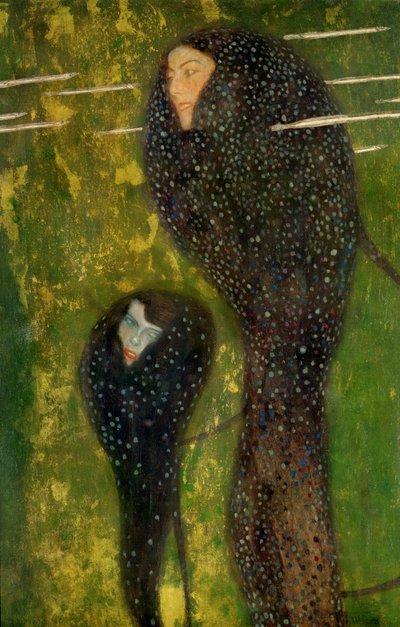 Ninfas de água - peixe prateado de Gustav Klimt