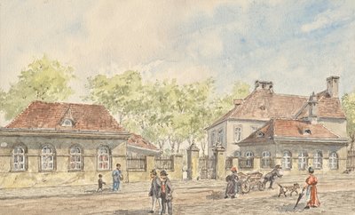 A Hohlweggasse em Viena-Landstraße de Gustav Korompay