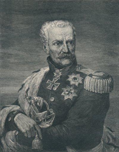 Gebhard Leberecht Von Blucher, príncipe de Wahlstadt, c1815-1819, 1896 de Gustav Kruell