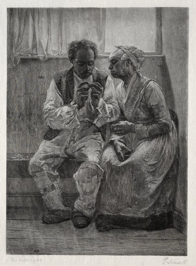 Dia do aluguel, 1887. de Gustav Kruell