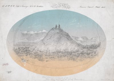 O Monte da Primavera Quente no de Gustav Sohon