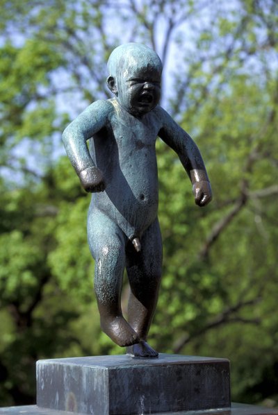 escultura, Frognerparken, Oslo, Noruega, Europa de Gustav Vigeland
