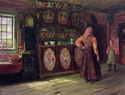 A Palestra (óleo sobre tela) de Gustav Wentzel