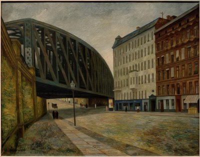 Ponte sobre a Ackerstraße Berlin North de Gustav Wunderwald