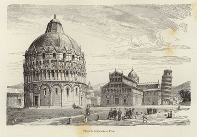 Praça da Catedral, Pisa de Gustave Bauernfeind