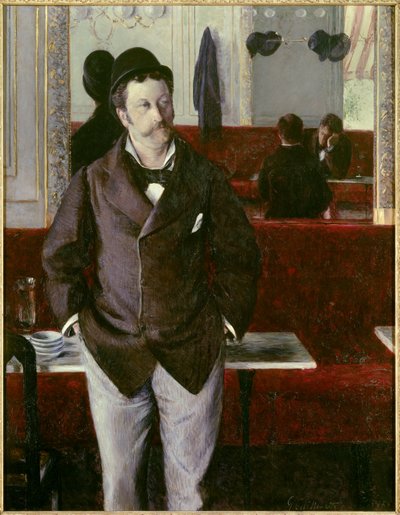 No café Pintura de Gustave Caillebotte (1848-1894) 1880 Sol. 1,53x1,14 m Rouen, musee des Beaux Arts de Gustave Caillebotte