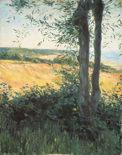 À beira-mar, Normandia, 1884 de Gustave Caillebotte