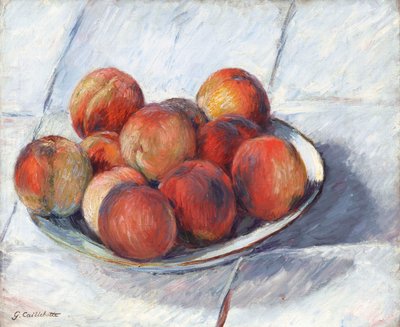O prato de pesca, c. 1882 de Gustave Caillebotte