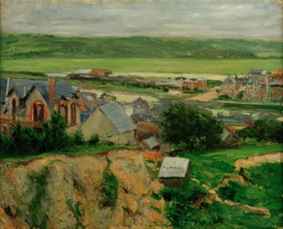 O vale de Touques, Trouville de Gustave Caillebotte