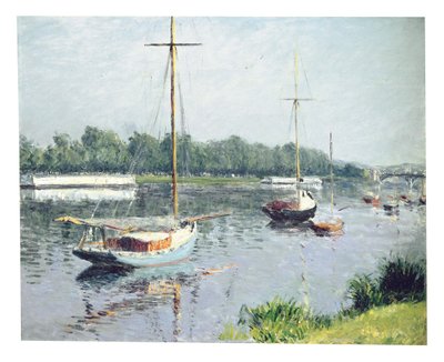 Bacia do Argenteuil, c.1882 de Gustave Caillebotte