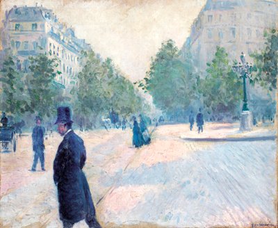 Santo Agostinho, clima enevoado, 1878 de Gustave Caillebotte