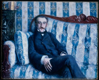 Retrato de Monsieur R., 1877 de Gustave Caillebotte