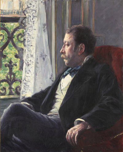Retrato de homem de Gustave Caillebotte