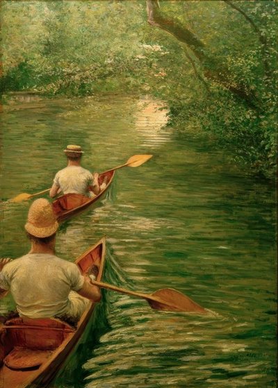 Perishares nos Yerres de Gustave Caillebotte