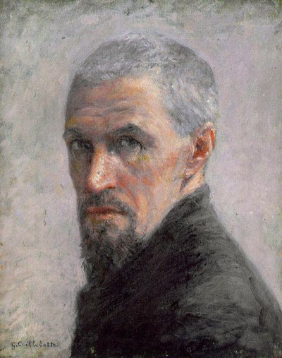 Auto-retrato, c.1889 (óleo sobre tela) de Gustave Caillebotte