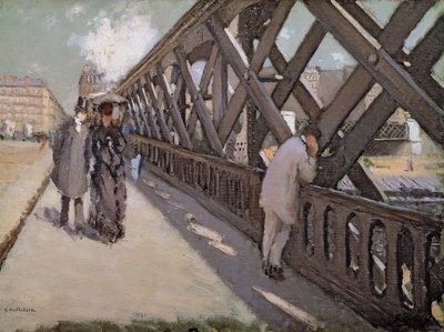 Estudo para a ponte da Europa de Gustave Caillebotte