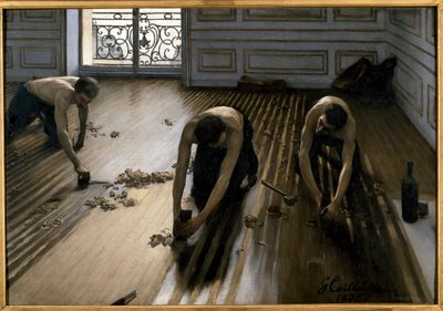Os raspadores de chão de Gustave Caillebotte