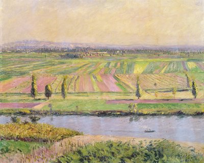 A planície de Gennevilliers das colinas de Argenteuil, 1888 de Gustave Caillebotte
