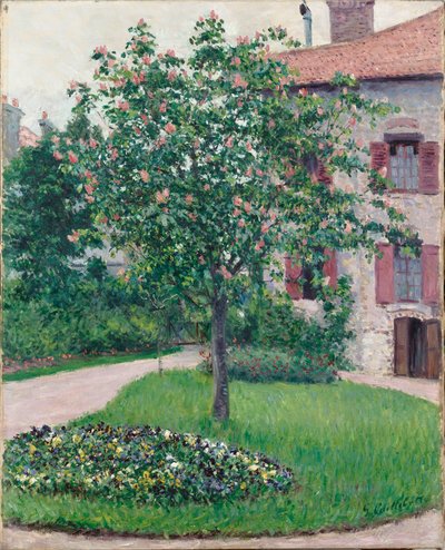 Árvore em Flor, 1882. de Gustave Caillebotte