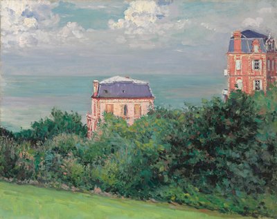 Villas em Villers-sur-Mer, 1880 de Gustave Caillebotte