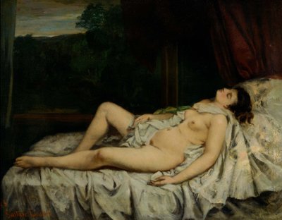 Dormir nu de Gustave Courbet