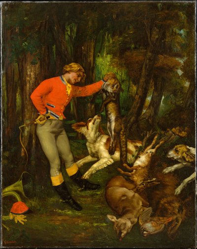 Depois da Caçada de Gustave Courbet