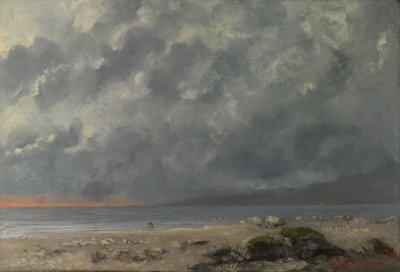 Cena de praia de Gustave Courbet