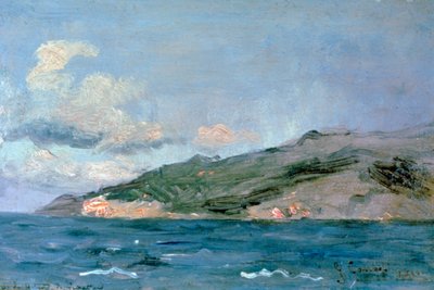 Entrada para o Estreito de Gibraltar, 1848. de Gustave Courbet