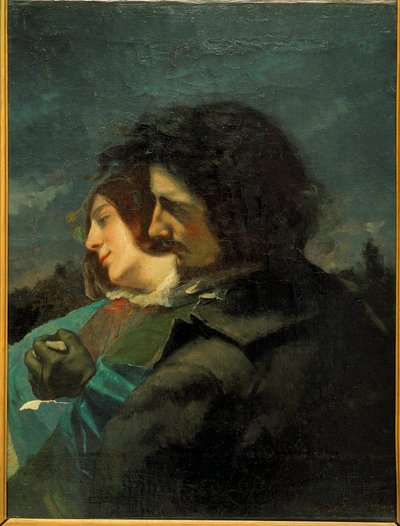 Amantes felizes. Quadro de Gustave Courbet de Gustave Courbet