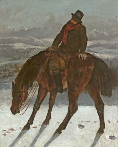 Caçador a Cavalo, c.1864 de Gustave Courbet