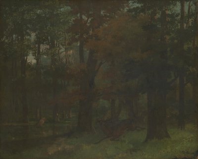 Na floresta de Gustave Courbet