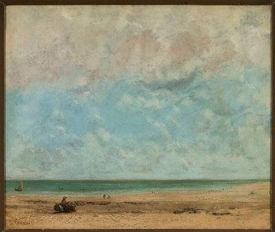 Paisagem costeira de Gustave Courbet
