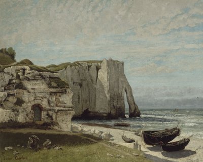As falésias de Etretat depois da tempestade de Gustave Courbet