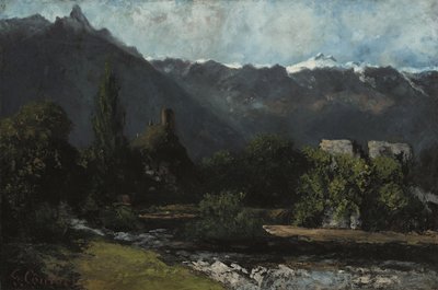 Le Glacier (óleo sobre tela) de Gustave Courbet