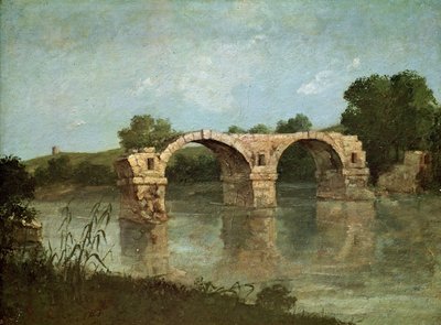 A ponte de Ambrussum de Gustave Courbet